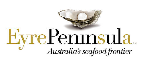 Logo Eyre Peninsula, Australia's seafood frontier, Muschel mit Perle