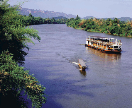 RV River Kwai am Kwai Noi Fluss